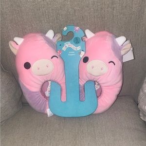 Squishmallows Patty the Cow Slippers UK 4/5 HTF RARE